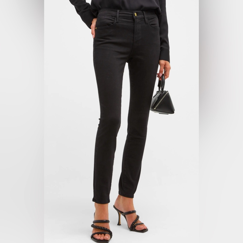 Frame Le High Skinny size 28. Black.